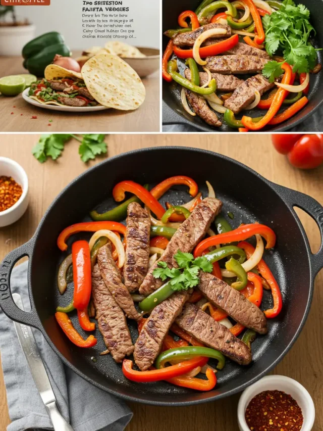 Chipotle Fajita Veggies Recipe