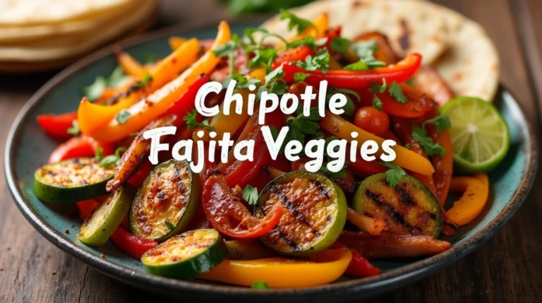 chipotle fajita veggies recipe