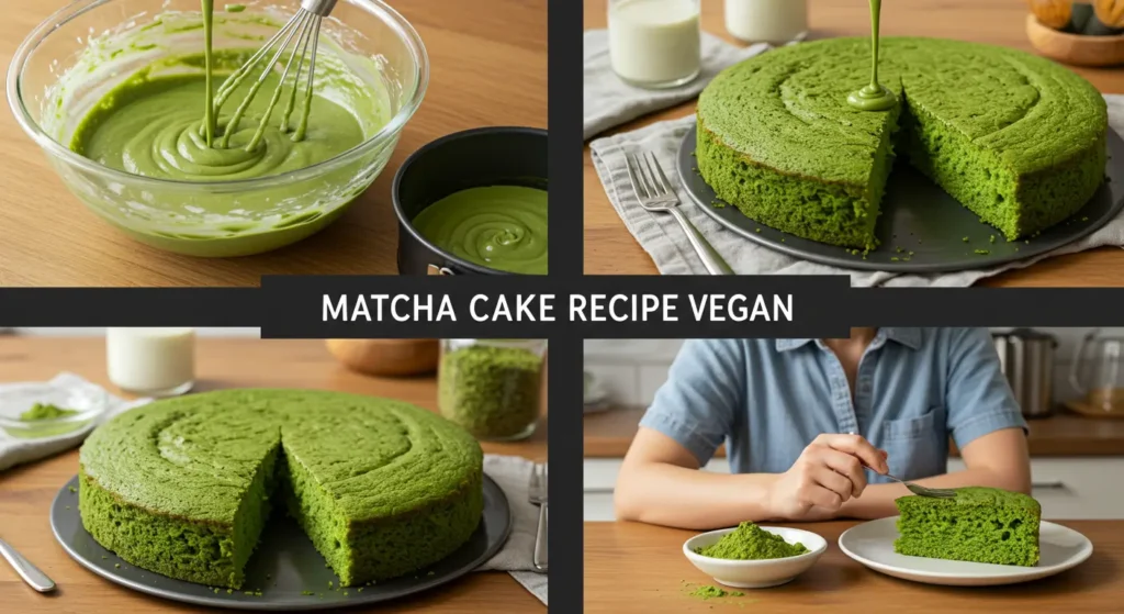 matcha cake recipe vegan
