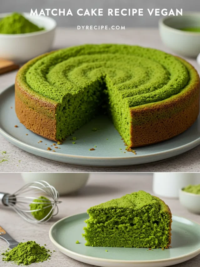 Matcha Cake Recipe Vegan