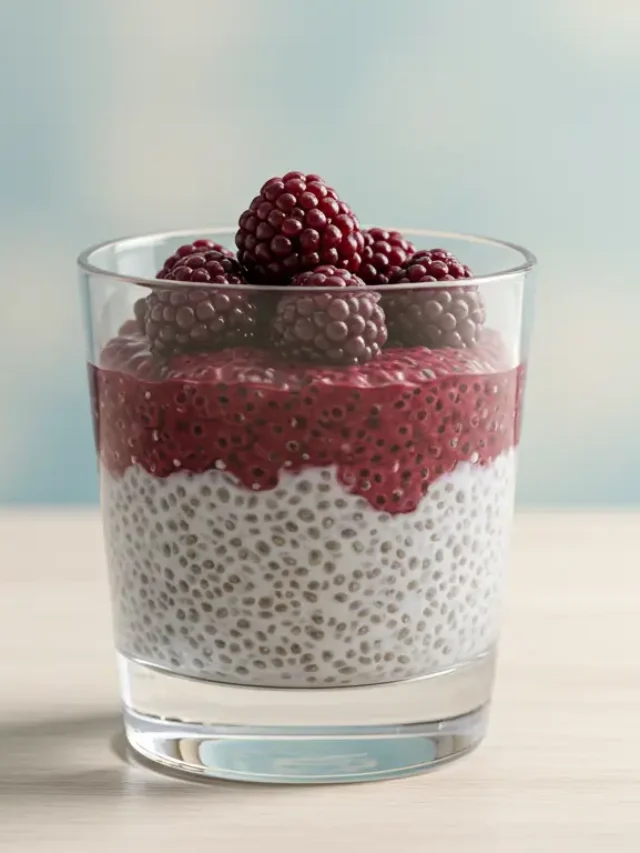 Berry Coconut Chia Parfait